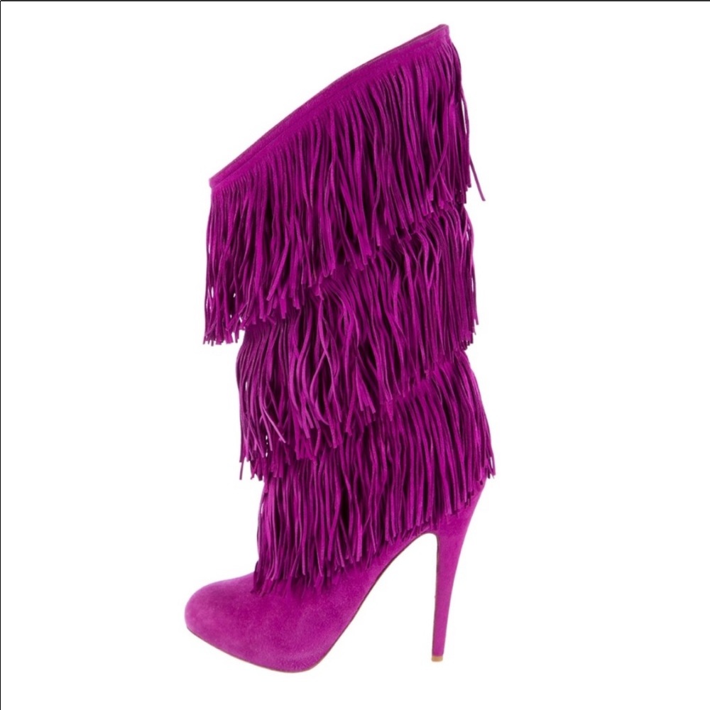 Christian Louboutin suede Forever Tina boots